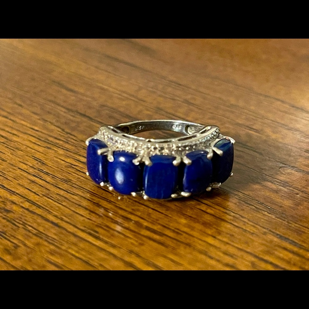 Lapis Lazuli Ring - Sterling Silver